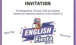Grand Finale of English Fiesta is on 14th November