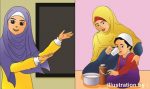 A Mother is a Teacher at home & A Teacher is a Mother at school