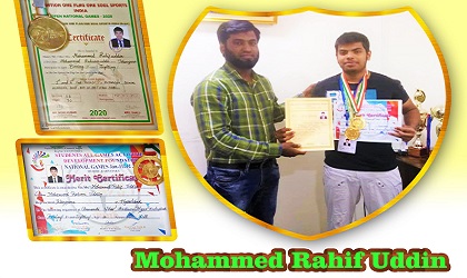 Mohammed Rahif Uddin won national level boxing championship