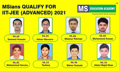 MSians Qualify for IIT JEE Advanced 2021