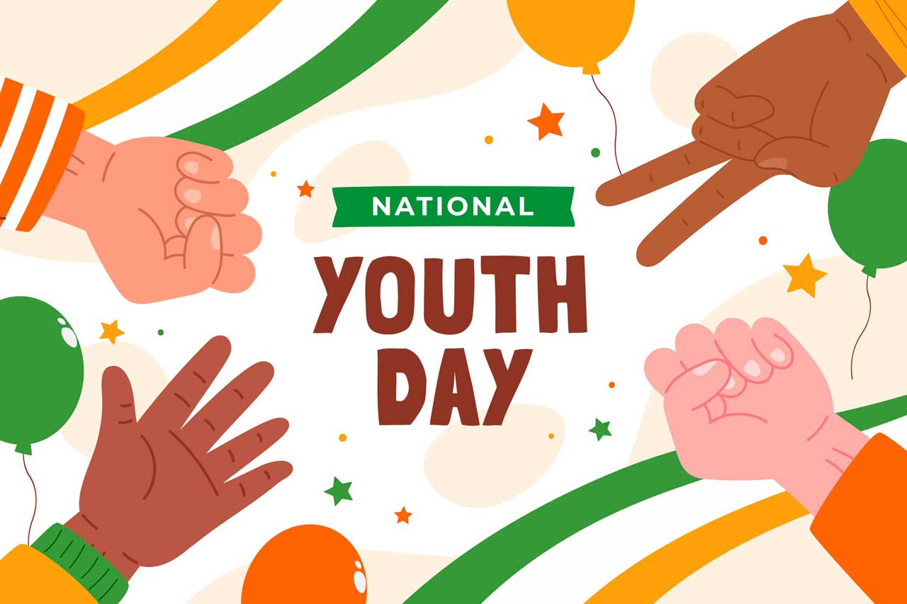 Youth Day Background With Hands, Information, Campaign, Flyer Background  Image And Wallpaper for Free Download