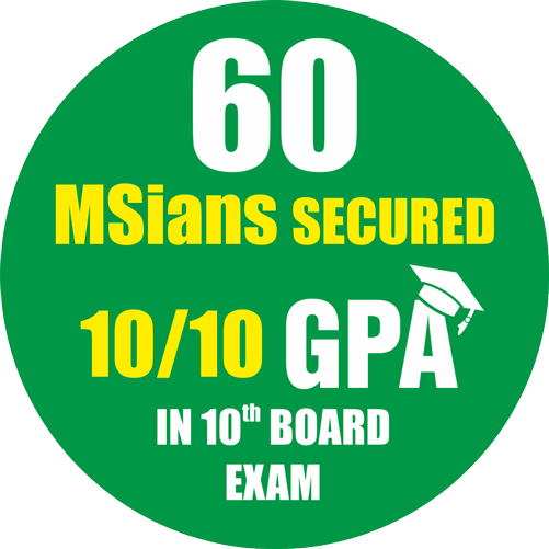 MS CREATIVE SCHOOL 60 STUDENTS SECURED 10/10 cGPA